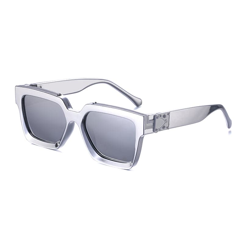 Louis Vuitton - LV Rise Metal Pilot Sunglasses - Metal - Silver - Size: U - Luxury